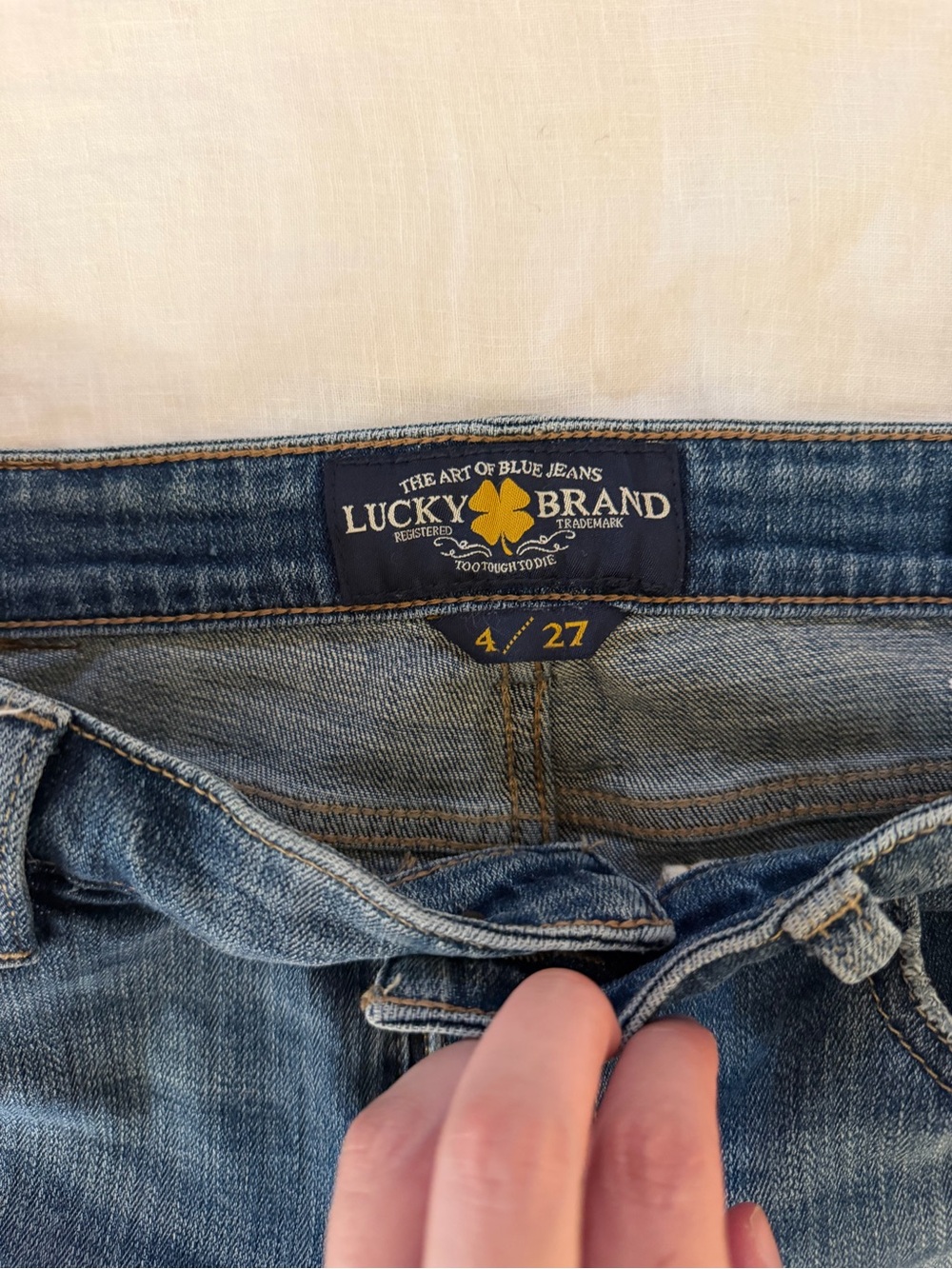 Lucky Brand Women's Skinny Jeans - Faded Blue Denim